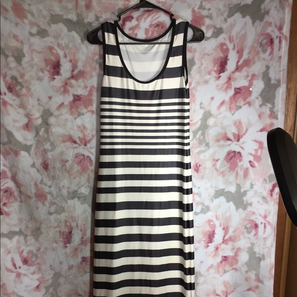 Striped maxi dress